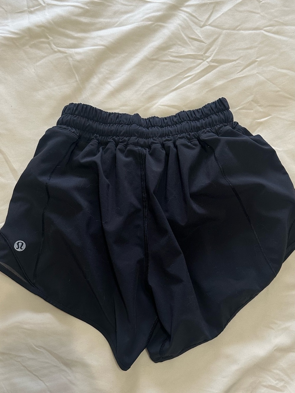 lululemon athletica Black Athletic Shorts with Logo